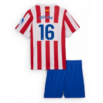 Billige Fotballdrakt Atletico Madrid Nahuel Molina #16 Replika Hjemmedraktsett Barn 2025-26 Kortermet (med bukser)